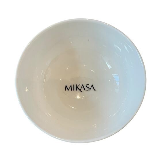 Mikasa TARTAN WHITE Christmas Plaid Fruit Dessert Bowls 4.5in Set of 4 New - Picture 3 of 9